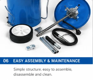 25L Portable Hand-Operated Grease Pump Dispenser With Wheels & Trolley manufacturers
